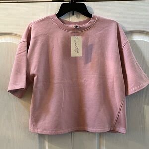 NWT Universal Thread Pink Fleece Top Sm